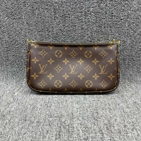 100% Authentic LOUIS VUITTON Multi Pochette Accessories W/P Monogram Bag - Picture 2 of 15
